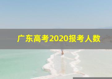 广东高考2020报考人数