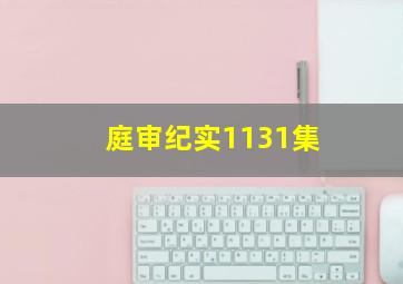 庭审纪实1131集