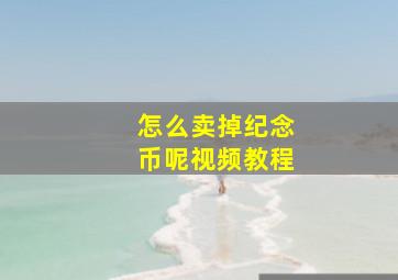 怎么卖掉纪念币呢视频教程