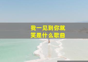 我一见到你就笑是什么歌曲