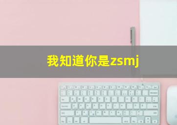 我知道你是zsmj