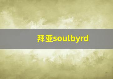 拜亚soulbyrd