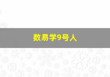 数易学9号人