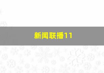 新闻联播11