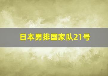 日本男排国家队21号