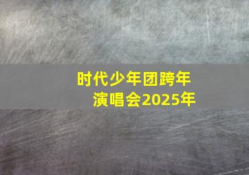 时代少年团跨年演唱会2025年