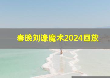 春晚刘谦魔术2024回放