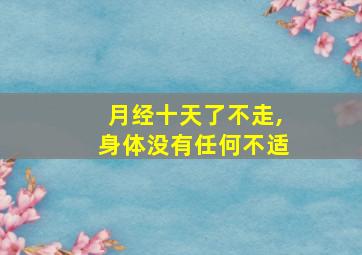 月经十天了不走,身体没有任何不适