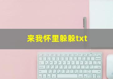 来我怀里躲躲txt