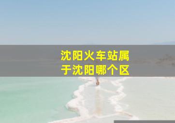 沈阳火车站属于沈阳哪个区