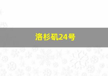 洛杉矶24号