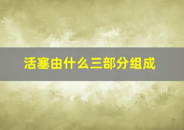 活塞由什么三部分组成