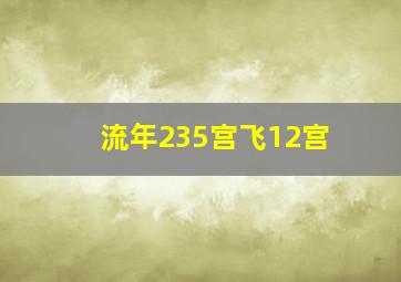 流年235宫飞12宫