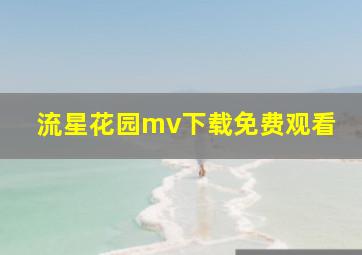 流星花园mv下载免费观看