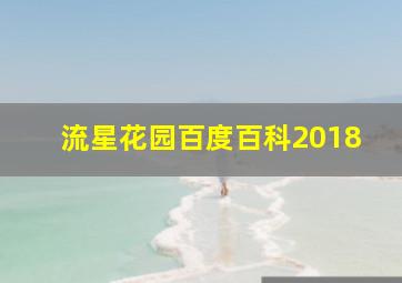 流星花园百度百科2018