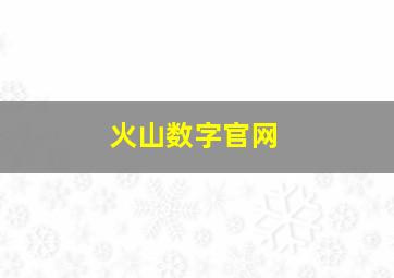 火山数字官网