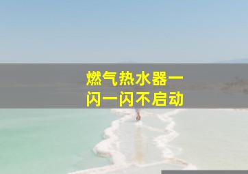 燃气热水器一闪一闪不启动