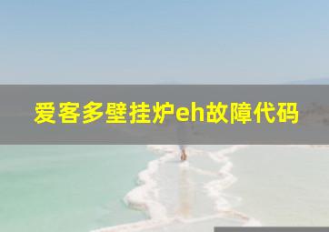 爱客多壁挂炉eh故障代码