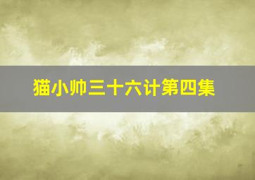 猫小帅三十六计第四集