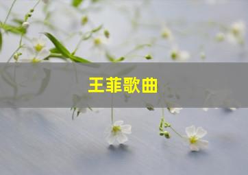 王菲歌曲