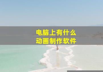 电脑上有什么动画制作软件