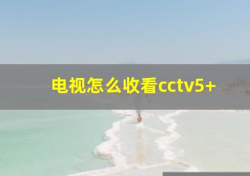 电视怎么收看cctv5+