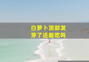 白萝卜顶部发芽了还能吃吗