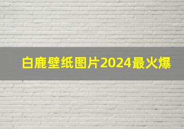 白鹿壁纸图片2024最火爆