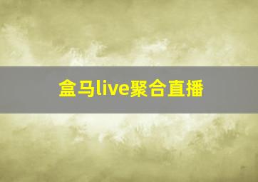 盒马live聚合直播