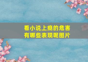 看小说上瘾的危害有哪些表现呢图片