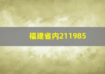 福建省内211985