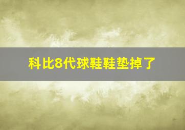 科比8代球鞋鞋垫掉了