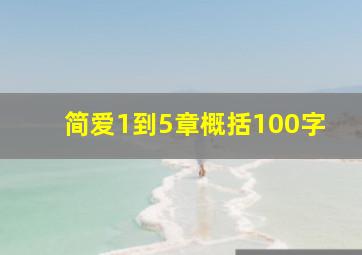 简爱1到5章概括100字