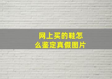 网上买的鞋怎么鉴定真假图片