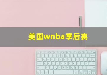 美国wnba季后赛