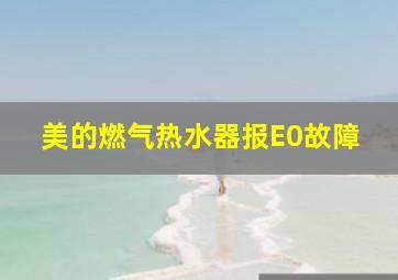 美的燃气热水器报E0故障