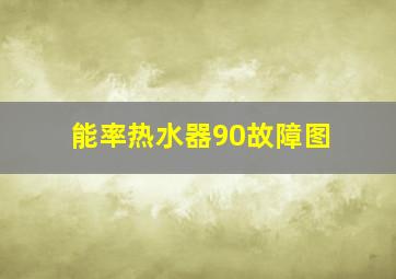 能率热水器90故障图