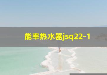 能率热水器jsq22-1