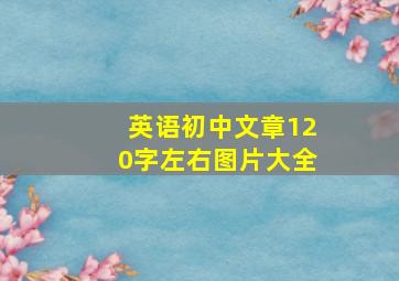 英语初中文章120字左右图片大全