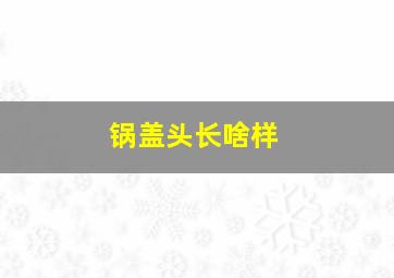 锅盖头长啥样