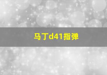 马丁d41指弹