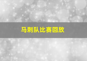 马刺队比赛回放